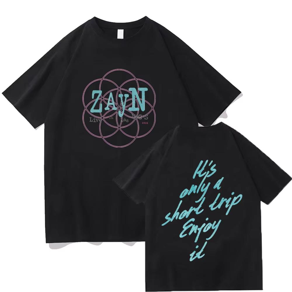 Zayn Malik Graphic High Quality Cotton T Shirts Zayn Vegas Ringer Top Fashion Harajuku Women Men Aesthetic Clothing High Street