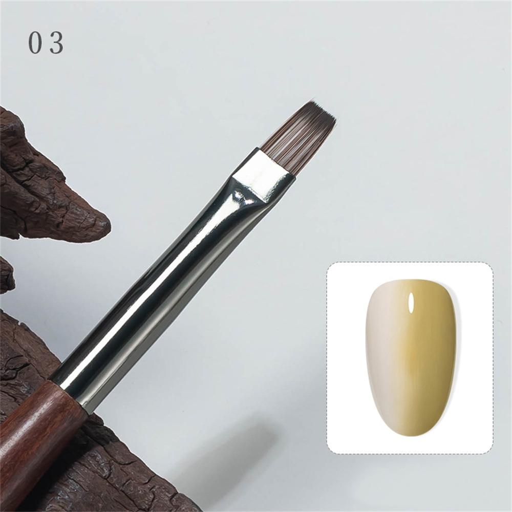 1pc Nail Brushes Wooden Handle Nail Gel Brush Manicure Supplies Tools Accessorie Nail Painting Brush DIY Manicure Tools