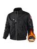 Men's MA-1 Loose Fit Windproof Stand Collar Baseball Jacket - Thickened Winter Outerwear