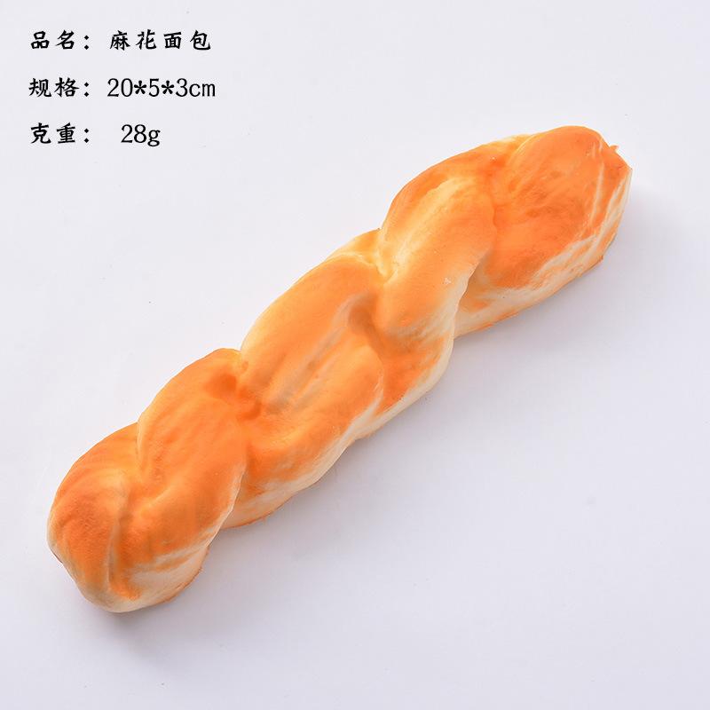 Pane Artificiale Sollievo dalla Pressione Impastare Sollievo dallo Stress giocattolo Cibo Finto Accessorio per Fotografia Modello per Vetrine e Armadietti fidget toy regali
