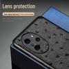 Genuine Leather Protective Cover for Honor 50 with Ostrich Pattern, Cowhide, All-inclusive Design