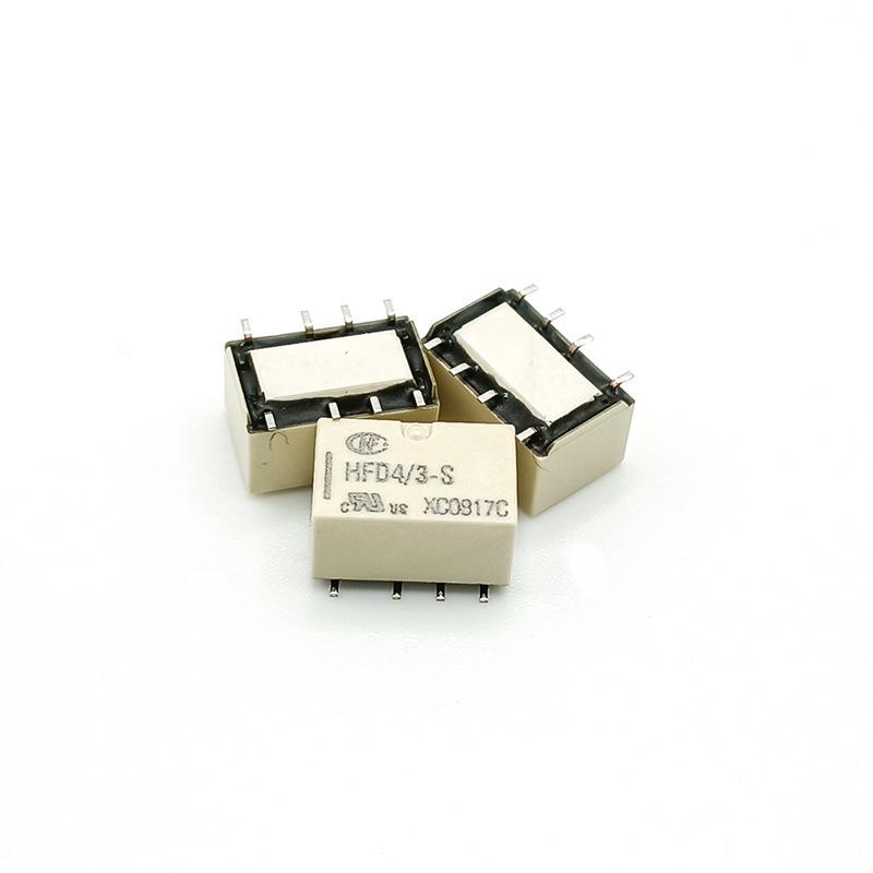Hongfa HFD4 Series Magnetic Latching Relays: HFD4/5-L, HFD4/12-L Double Group Changeover, HFD4/3-LSR.