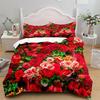 3D Flowers Beautiful Duvet Cover Set UK Single Double Queen US Twin Full King Size Among Bed Linen Set Duvet Cover Bed Set