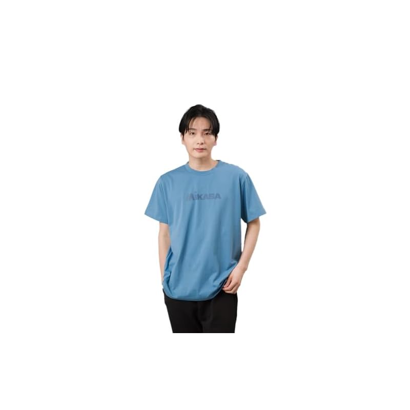 [Mikasa] MIKASA Short-Sleeve T-Shirt, Blue, XL Size (Unisex) 2600-BLXL