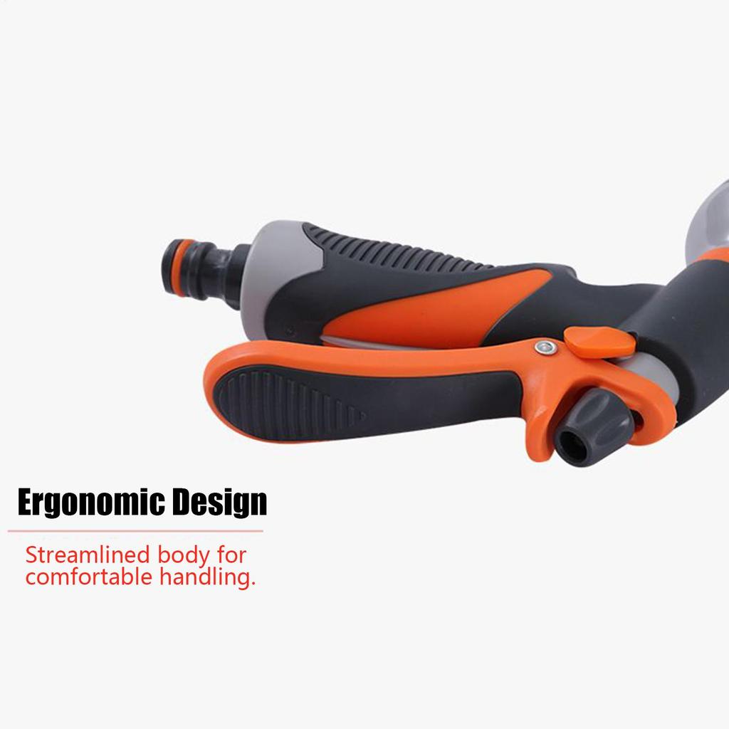 Hose Nozzle Nozzle For Hose Outdoor High Pressure Irrigation Attachment Head With 8 Adjustable Spray Patterns For Showering Pets