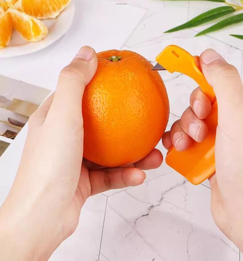Multifunktionell Vikbar Apelsinskalare Öppnar Apelsiner Skala Fruktkniv Hushållsföremål Grönsaksverktyg