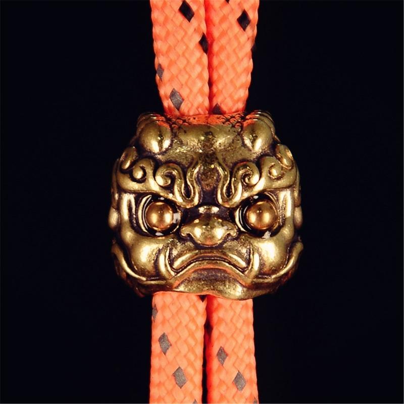 Snake Head Swords Pendant Jewelry Snake Tube Beads Pendant Backpack Decoration for Rope Braiding Umbrella Lover