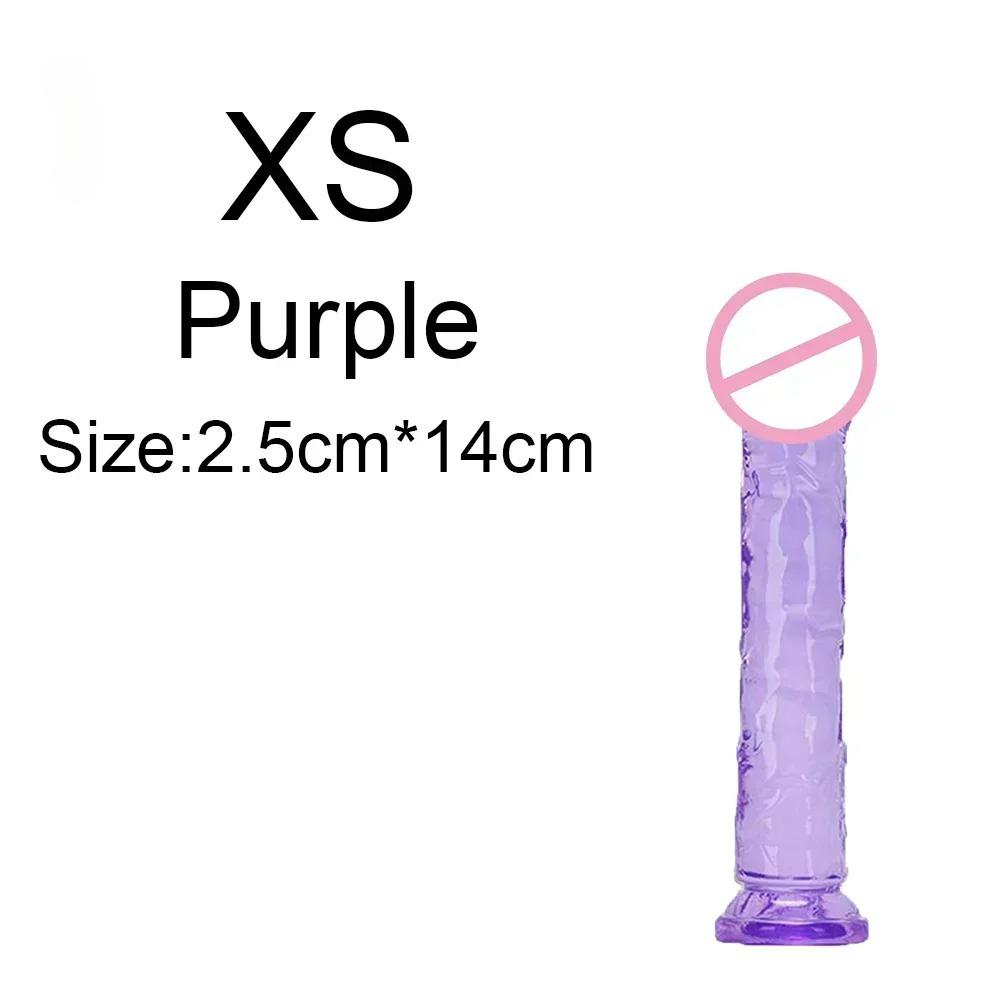 Vibrator Dildo Suction Cup Jelly Dick Realistic Soft Cup Adult Sex Toy for Women and Men Vaginal and Anal Masturbator Dildos