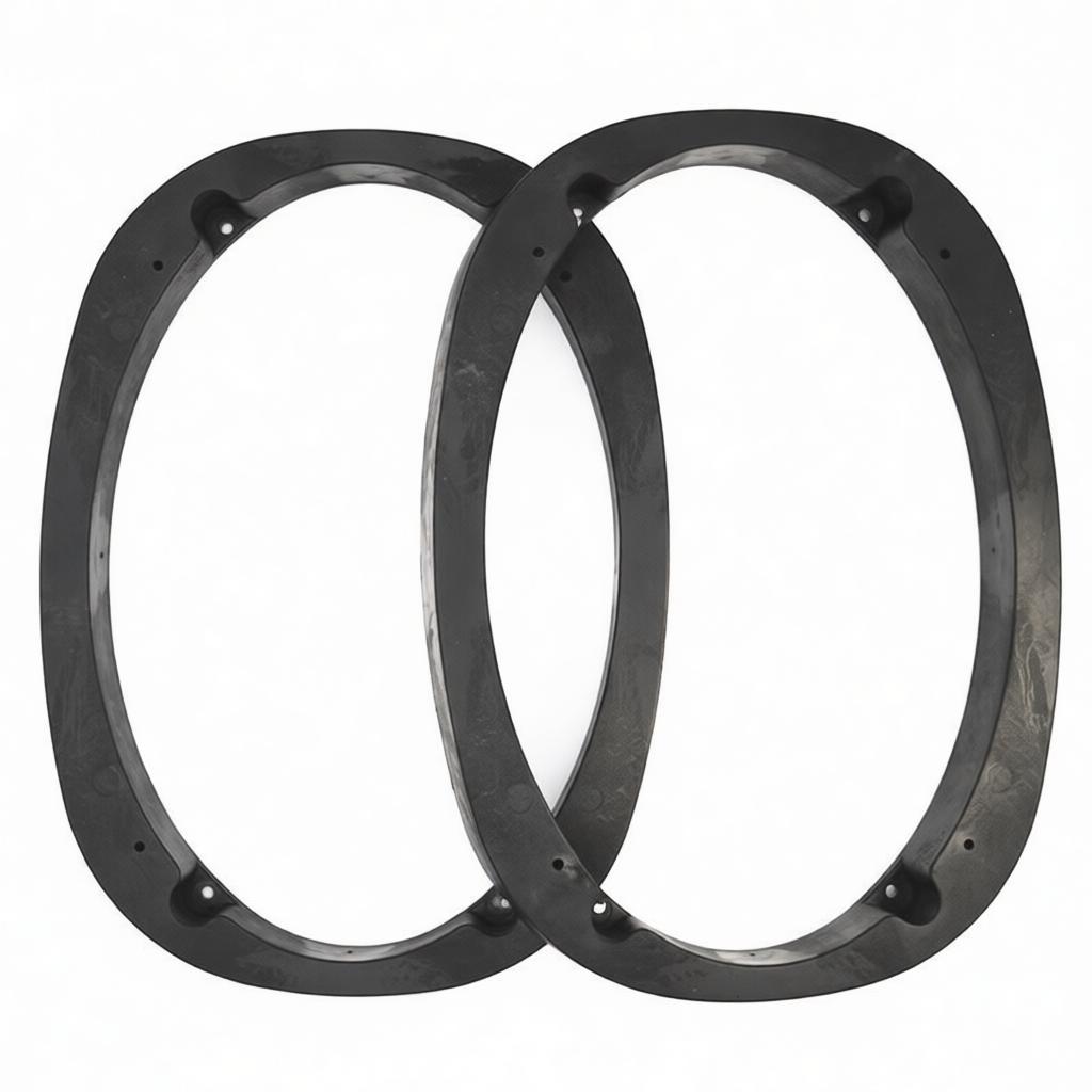 Car Stereo Speaker Plastic Mounting Bracket 4 5 6.5 Inch 6x9 Adapter Ring Automotive Audio Door Fitting Modification Kit