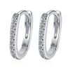 S925 Silver Sterling Diamond Jewelry Garnet Stud Earring For Women Fine Aros Mujer Oreja 14 K Gold Orecchini Earring Girls