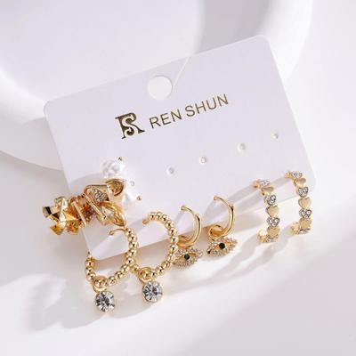 Ohrring-Set: 3 Stile, 7 Paare - DIY Schmuckdekorationszubehör