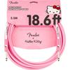 Fender Fender X Hello Kitty Instrument Cable Pink 18.6ft Guitar Cable Guitar Shield
