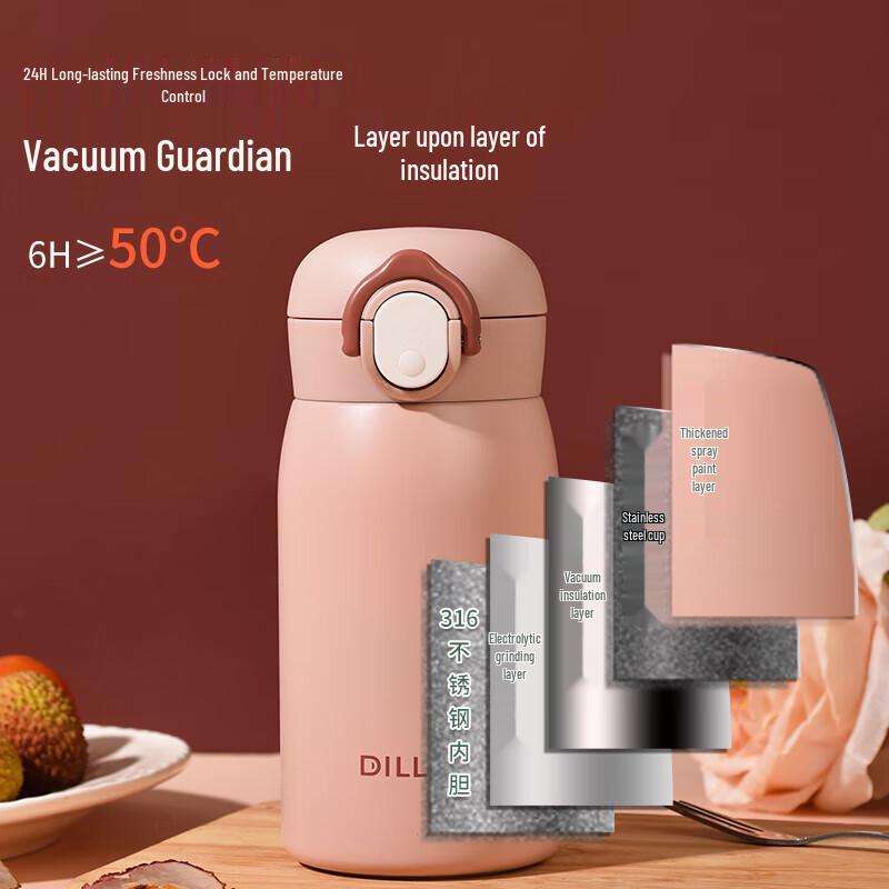Dilebel 316 Stainless Steel Mini Thermos Bottle