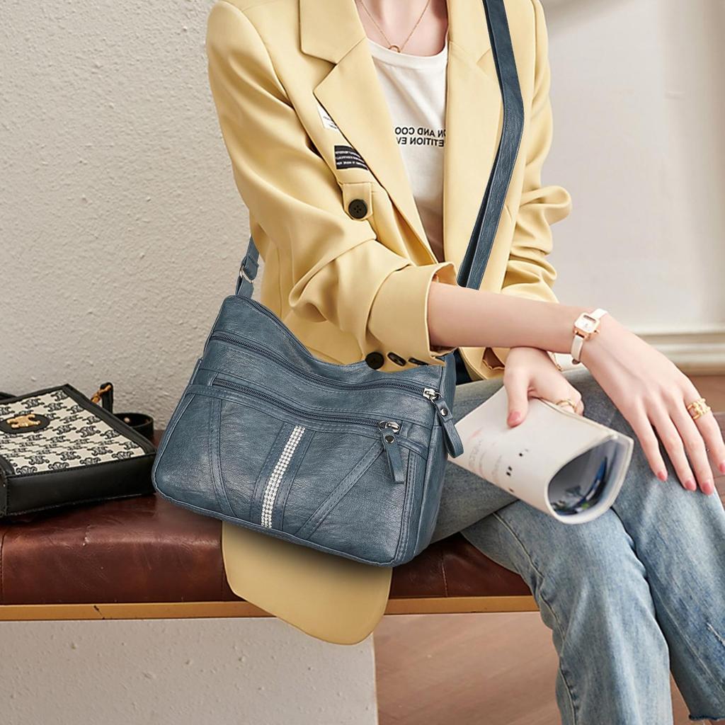 Damentasche 2026 Trend Handtaschen Damen Schultertaschen Weiches Leder Mode Vielseitige Umhängetasche