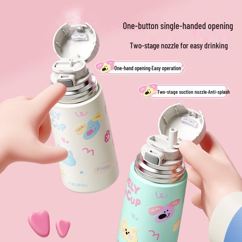 RELEA Cocoa Pie 550ML Insulated Water Bottle