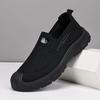 Men's Breathable Fly-Knit Slip-On Shoes - Lightweight, Casual & Comfortable for Driving