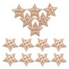 20Pcs Vintage Star Shaped Buttons Metal Sewing Decorative Fasteners for Suit Jackets Blazers Clothes Replacement Alloy