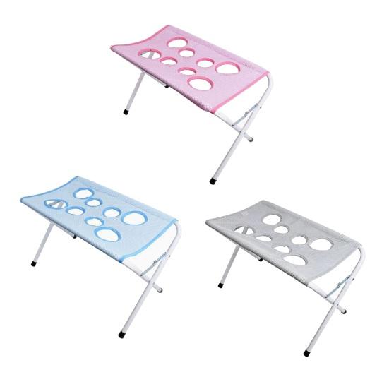 Dog Nail Clipping Assistant Pet Grooming Table with Foldable Stand, Adjustable Strap, Cat Hammock, 8-Hole Trimming Sling Washing Station for