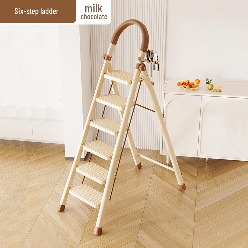 Carbon Steel Telescopic Folding A-Frame Ladder & Clothes Rack