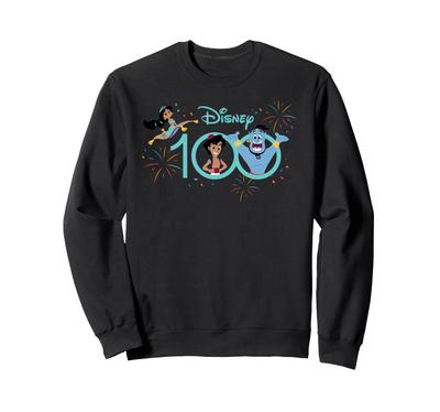 Disney 100th Anniversary Aladdin, Jasmine, and Genie D100 Sweatshirt