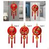 Chinese Festival Ornament with Tassel Red Sign for Dining Area