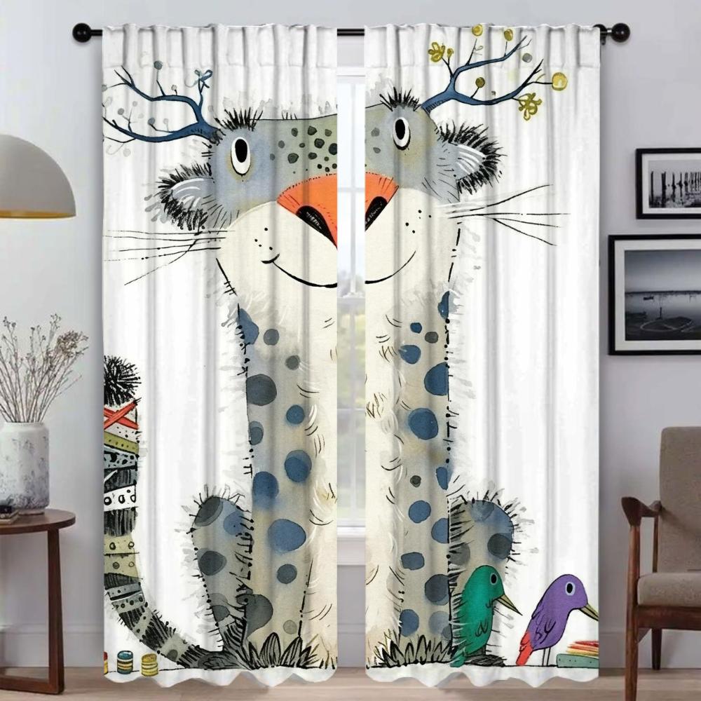 Magische Magische Trennwand Moskitonetze für Kamera Halloween Dekoration Elegante Raumvorhänge 2 Stück Tüll für Schlafzimmer