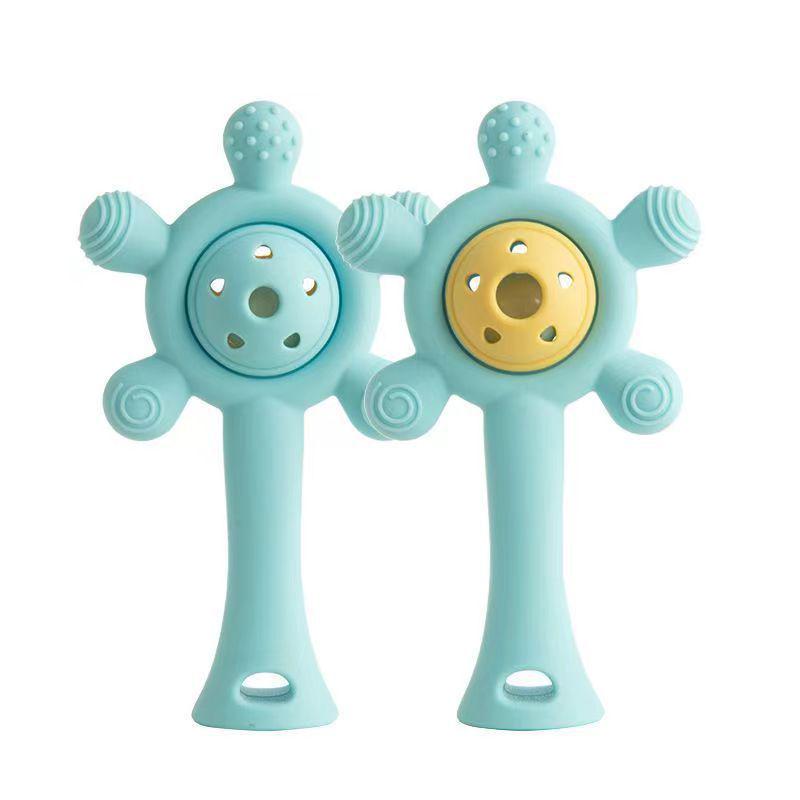 Cross-border Ferris Wheel Silicone Baby Teether and Rattle Toy