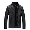 2022 Autumn/Winter Men's Stand Collar Motorcycle Leather Jacket