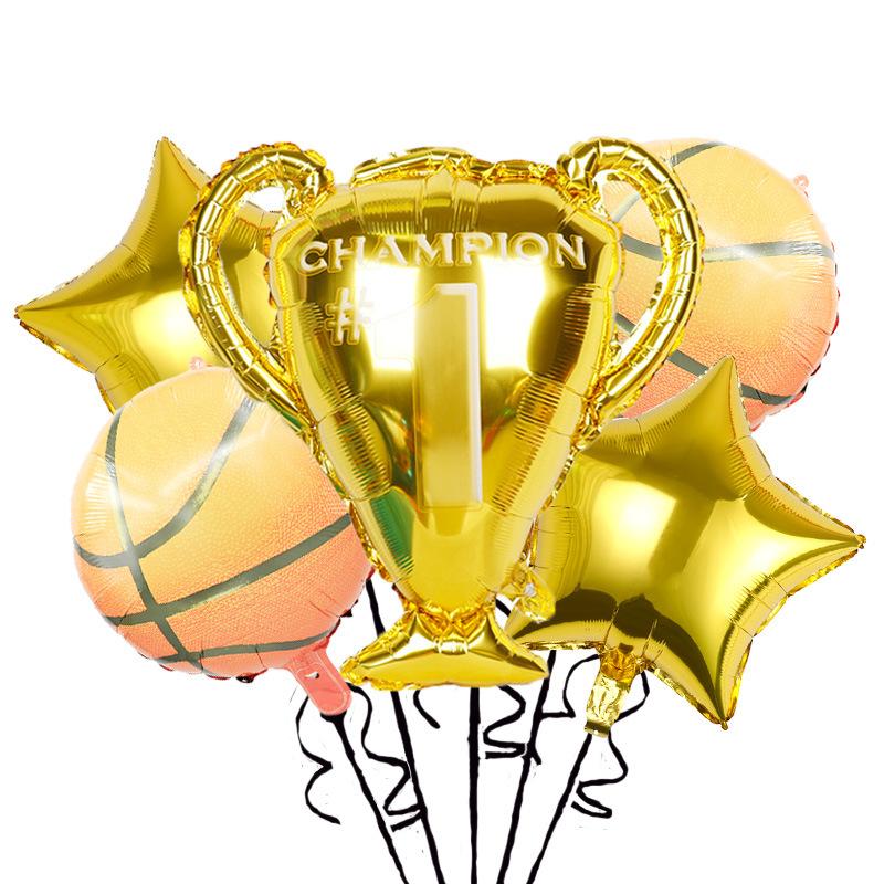 Golden World Football Soccer Kids Birthday Party Decoration Plates Straw Bunting Loot Bag Tablecloth Soccer Party Supplies