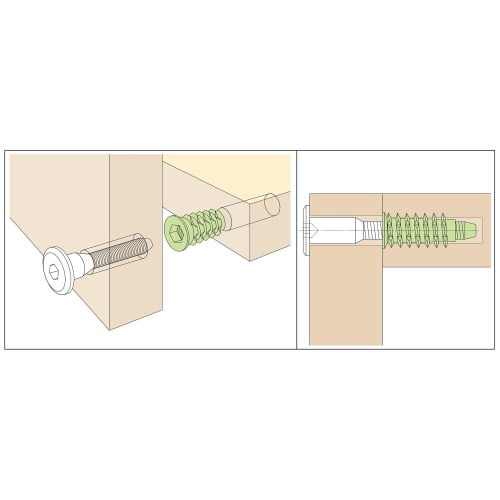 Murakoshi Seiko Onime Nuts, D-Type, 50-Piece Set, M5 X L13, Made In Japan, Silver