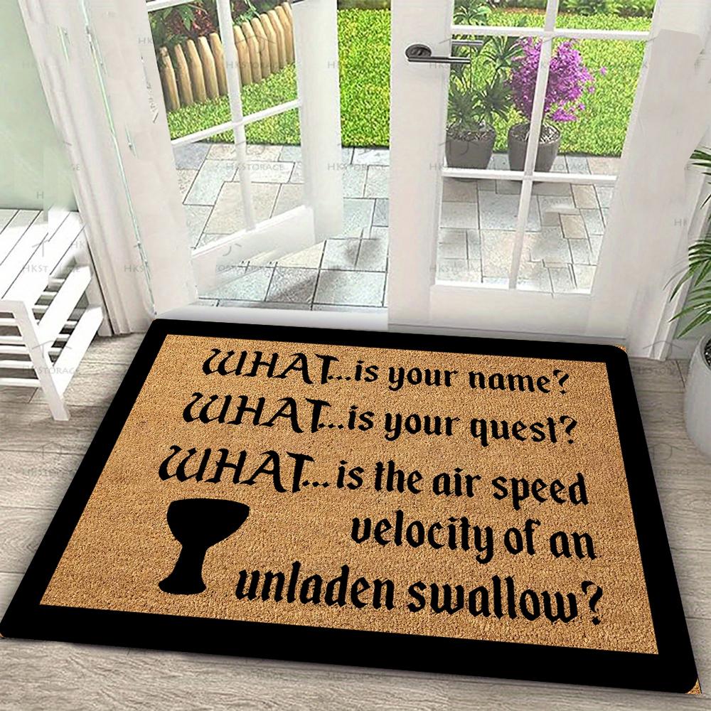 HOME Sweet HOME Doormat with Heart Letter Coir Non-Slip Entrance Mat for Front Door Porch Kitchen Indoor Outdoor Welcome Rug