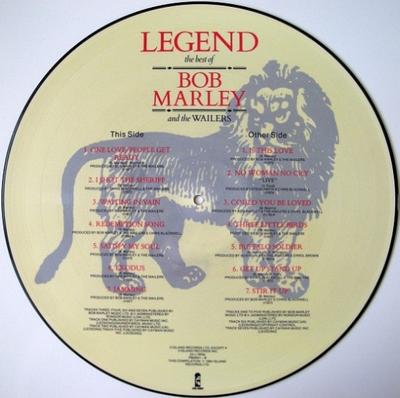 LP Record BOB MARLEY, WAILERS - Legend - The Best Of Bob Marley & T PBMW1 ISLAND 1984 UK Reggae, Ska & Dub Used