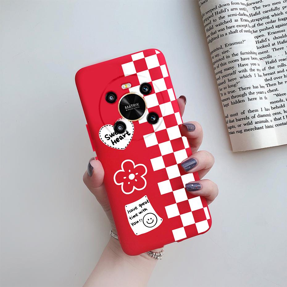 For Huawei Honor X9 2022 Case Cover on Honor X9 4G Phone Bumper Protector TPU Shell For Fundas Honor X9 X 9 HonorX9 Cover Flower