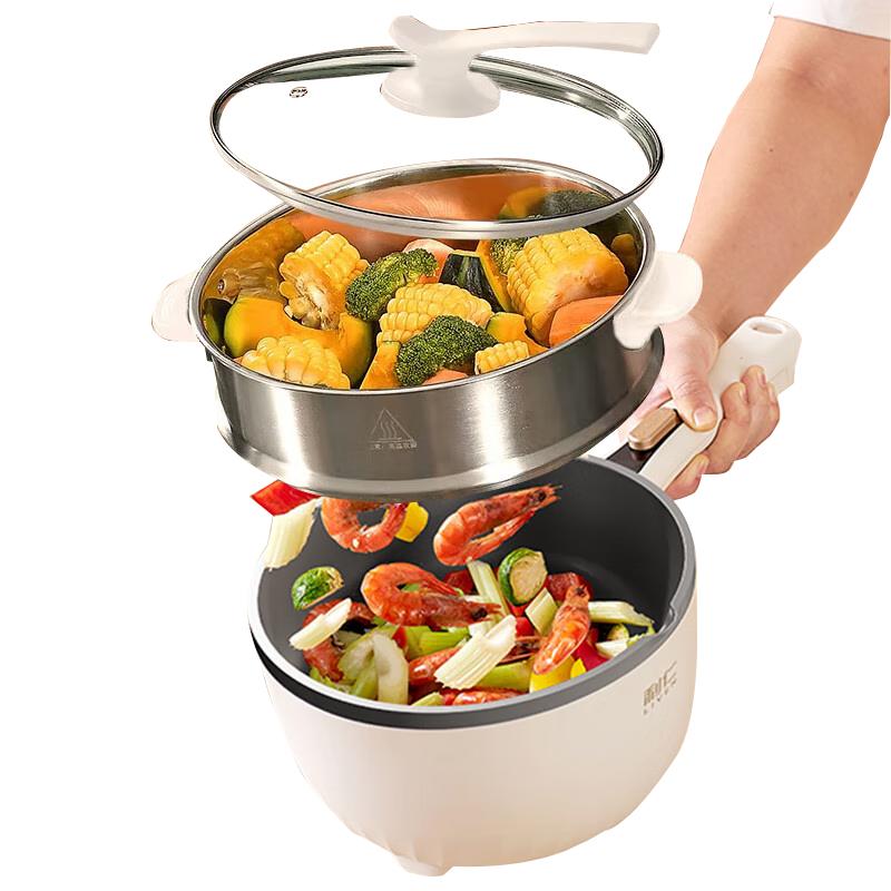 Liven G-89 3L Multi-Functional Electric Wok & Steamer CN plug (adapter included)