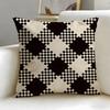 Cute Cartoon Texture Cushion Cover Soft  EasyWash Pillow Case  Versatile for Couch Bed Travel and Office
