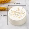 100Pcs Handmade Christmas Tags White Red Paper Hand Gift Hanging Tag  Festive & Party Supplies
