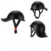 Motorcykelhalvhjälmar Unisex-vuxen retrostil Moped antikollision skoter Open Face Motorcykelhjälm