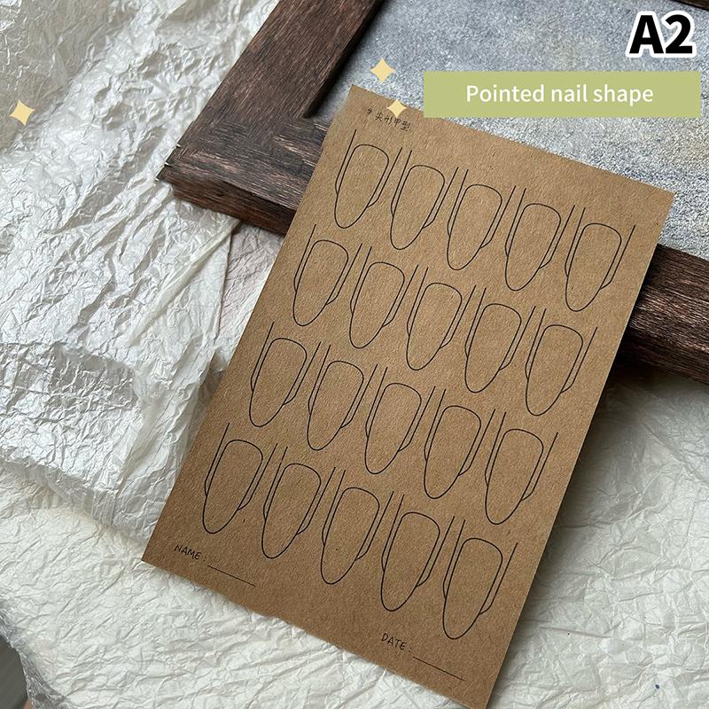 Nail Art Lines Practice Paper Drawing Template Painting Learning book Εργαλεία μανικιούρ Uv Gel Polish Οδηγός Αξεσουάρ νυχιών