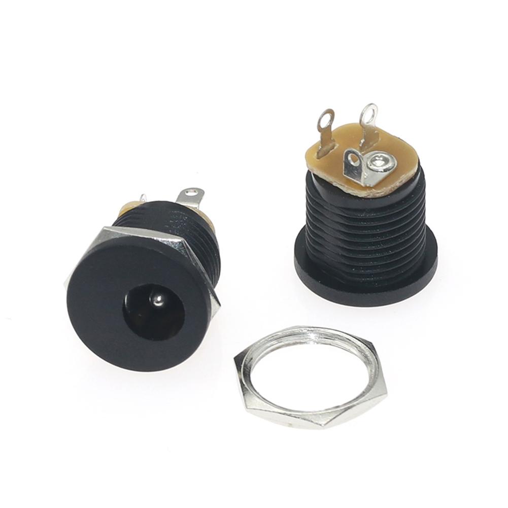 10Pcs 9V12V DIY Guitar Effects  for Pedal Power DC Connectors Socket   2.1mm