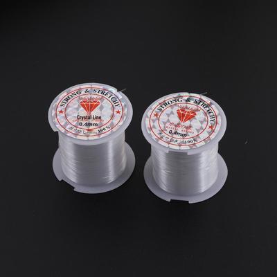 Eco-Friendly Transparent Nylon Fishing Line: No-Stretch, Ideal for Handmade Beading, Bracelets, and Necklaces