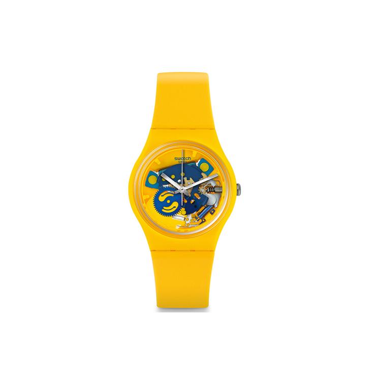 SWATCH Unisex Yellow Watch GJ136 GJ136 Yellow