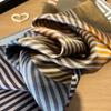 New Versatile Design Silk Silk Scarf Women's Fashion Simple Mulberry Silk 71 Square Scarf Light Luxury Plain Crepe Satin Silk Scarf