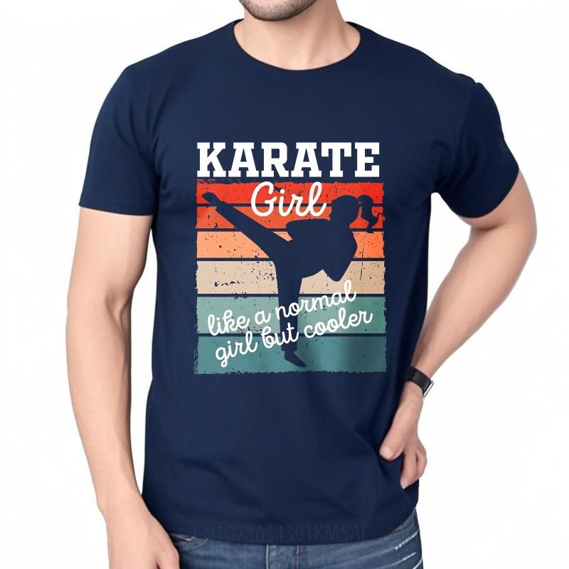 Rock Unisex Round Neck tshirt Oversized Karate Girl Like A Normal Girl But Cooler Comfort For her tees summer teeshirt for him