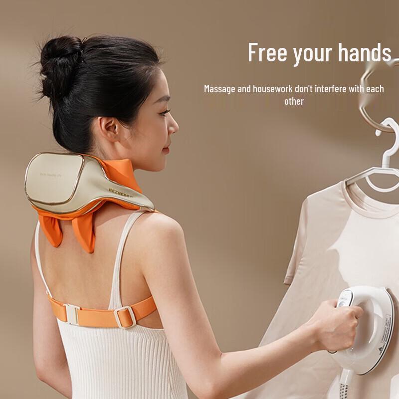 HEZHENG Intelligent Kneading Neck & Shoulder Massager CN Plug (adapter Included)