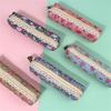 Lace Retro Flower Floral Vintage Makeup Bag Pencil Case Pencil Bag Cosmetic Bag Zipper Pouch