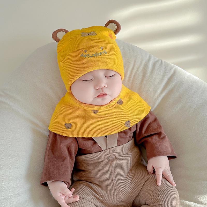 Katu Bear Infant Cotton Pullover Hat for 3-12 Months - Spring/Autumn Boys & Girls