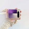 Fashion Flower Silk Scarf Hand Rope Suitable for Huawei Pura X Mobile Phone Case Wide Folding Screen Purax Muse Anti-drop Case