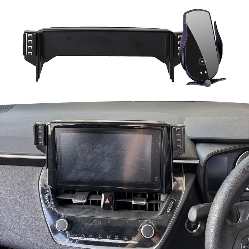 For 2019~2022 Toyota Corolla E210 8/9in Phone Holder Screen Fixed Navigation Bracket Base Wireless Charging