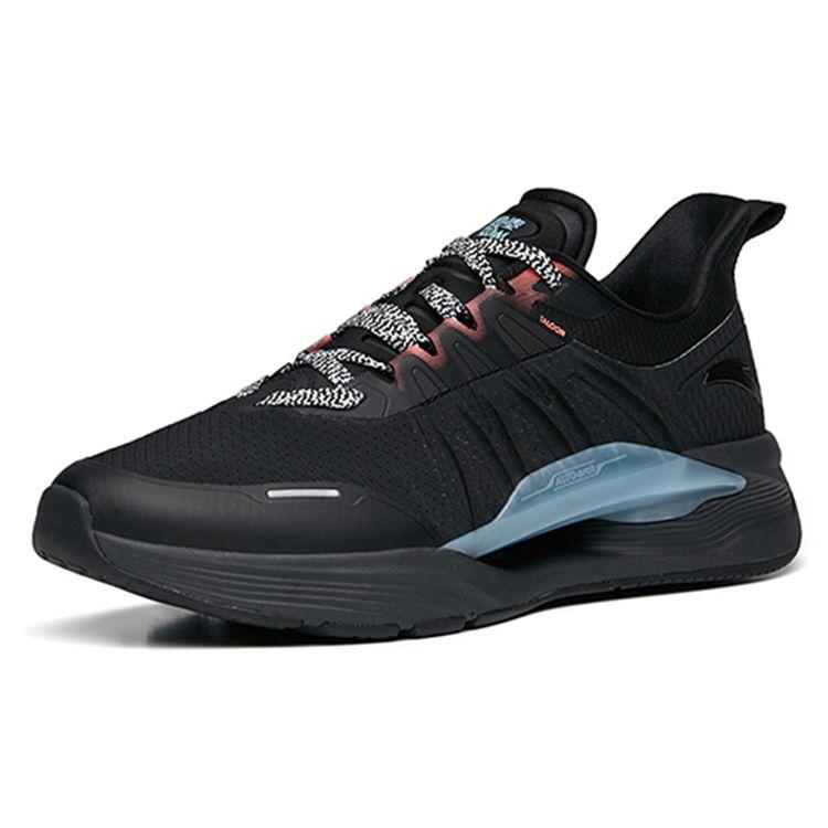 Anta Training Series Non-Slip Durable Low-Top Training Shoes Men Sneakers Black Red 112237785-3