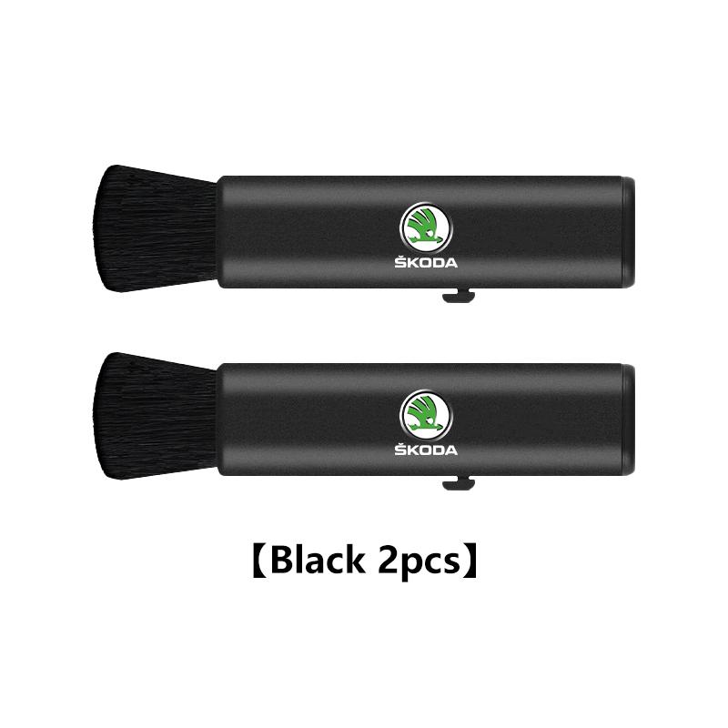 AAABR1 Car Interior Cleaning Car Vent Cleaning Soft Brush Air Conditioner Detail Brushes For Skoda Octavia A5 A7 RS Fabia Superb Rapid